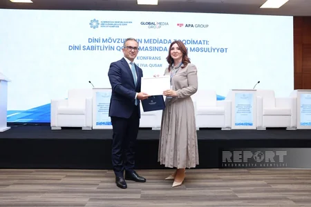 Milli mətbuatın 151 illiyinə həsr olunmuş konfransda media nümayəndələri mükafatlandırılıb