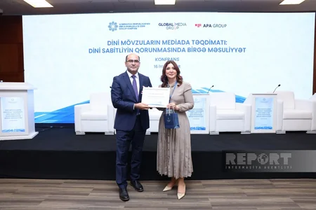 Milli mətbuatın 151 illiyinə həsr olunmuş konfransda media nümayəndələri mükafatlandırılıb