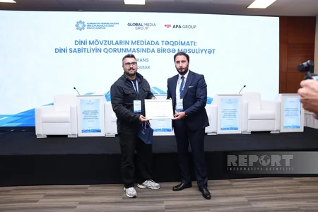 Milli mətbuatın 151 illiyinə həsr olunmuş konfransda media nümayəndələri mükafatlandırılıb