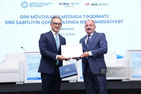 Milli mətbuatın 151 illiyinə həsr olunmuş konfransda media nümayəndələri mükafatlandırılıb