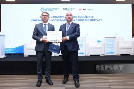 Milli mətbuatın 151 illiyinə həsr olunmuş konfransda media nümayəndələri mükafatlandırılıb