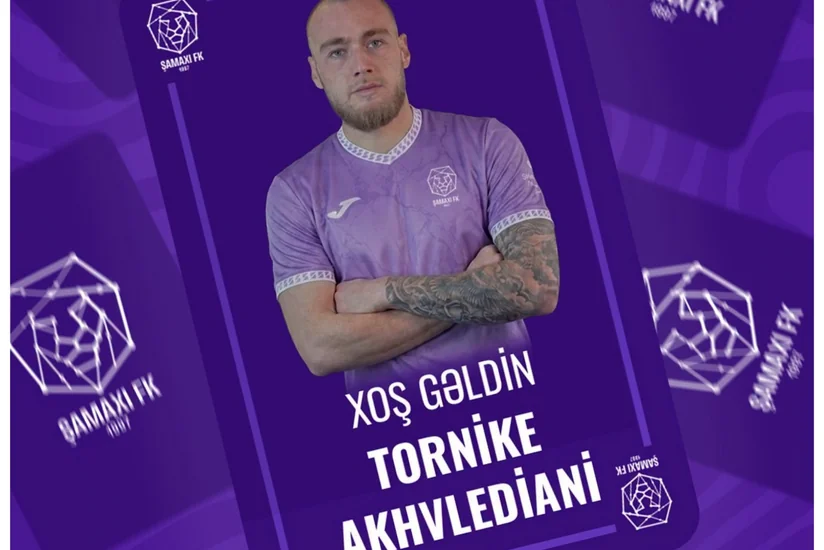 Şamaxı gürcüstanlı hücumçu Tornike Axvledianini heyətinə qatıb