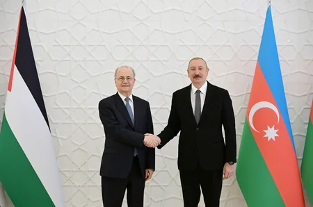 İlham Əliyev Fələstinin Baş nazirini qəbul edib