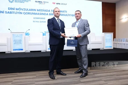 Milli mətbuatın 151 illiyinə həsr olunmuş konfransda media nümayəndələri mükafatlandırılıb