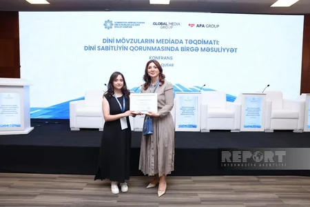 Milli mətbuatın 151 illiyinə həsr olunmuş konfransda media nümayəndələri mükafatlandırılıb