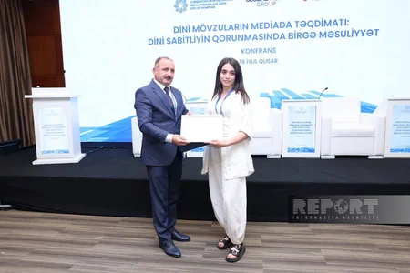 Milli mətbuatın 151 illiyinə həsr olunmuş konfransda media nümayəndələri mükafatlandırılıb