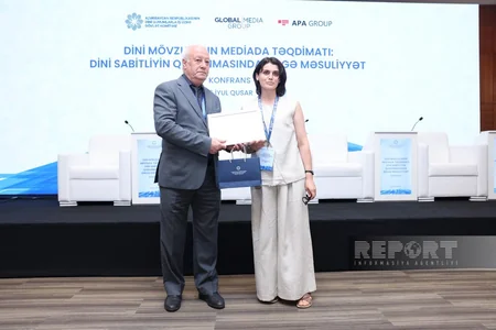 Milli mətbuatın 151 illiyinə həsr olunmuş konfransda media nümayəndələri mükafatlandırılıb