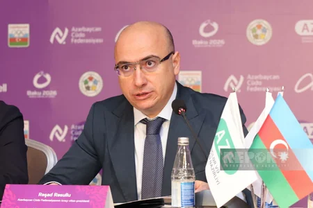 Bakıda keçiriləcək cüdo üzrə dünya çempionatına həsr olunmuş mətbuat konfransı keçirilib