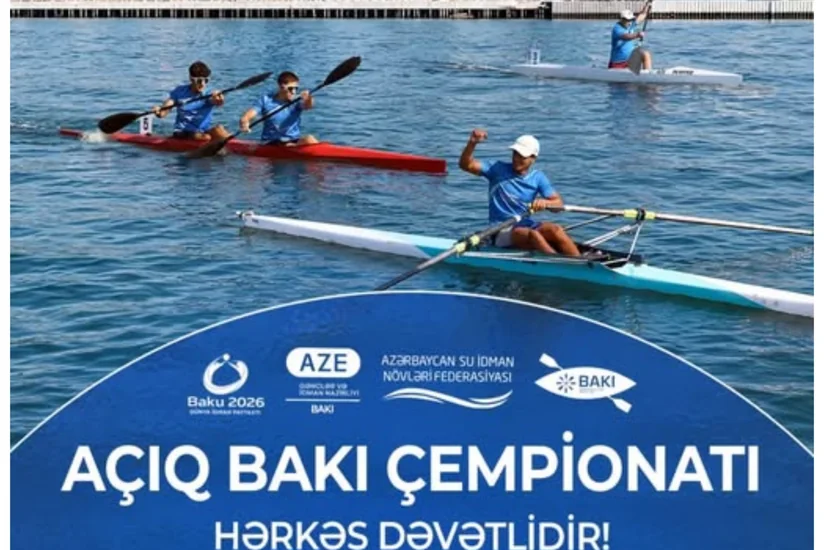 Avarçəkmə və kanoe üzrə açıq Bakı çempionatı keçiriləcək