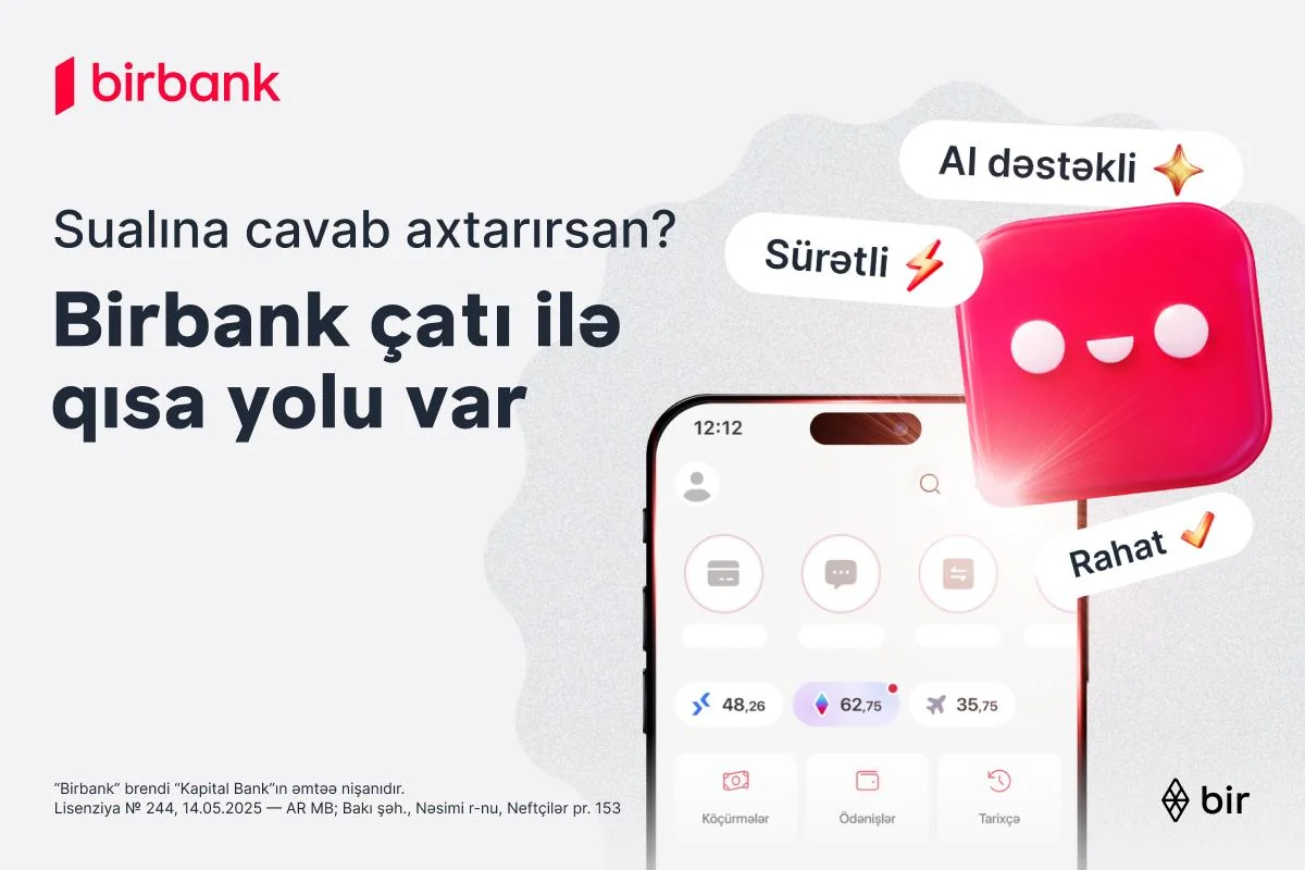 Birbankla bütün suallara cavab almağın QISA YOLU VAR