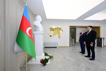 Adil Kərimli Şuşada vətəndaşları qəbul edib