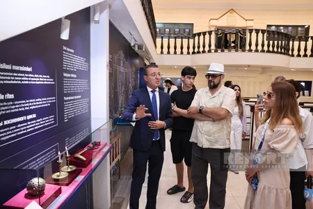 Qusarda dini mövzuda konfransın iştirakçıları Qubada dini ziyarətgahlarla tanış olublar