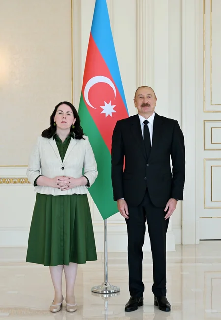President Ilham Aliyev received credentials of Ireland's newly appointed ambassador