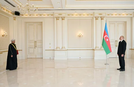 President Ilham Aliyev received credentials of newly appointed Omani ambassador