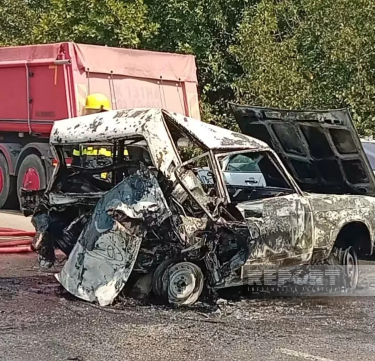В массовом ДТП в Билясуваре погиб человек