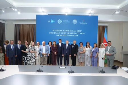 Mediada Azərbaycan dili mövzusunda keçirilən təlim proqramı yekunlaşıb