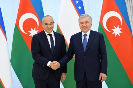 Özbəkistan Prezidenti Mikayıl Cabbarovu qəbul edib, ticarət və investisiya təşəbbüslərindən danışılıb