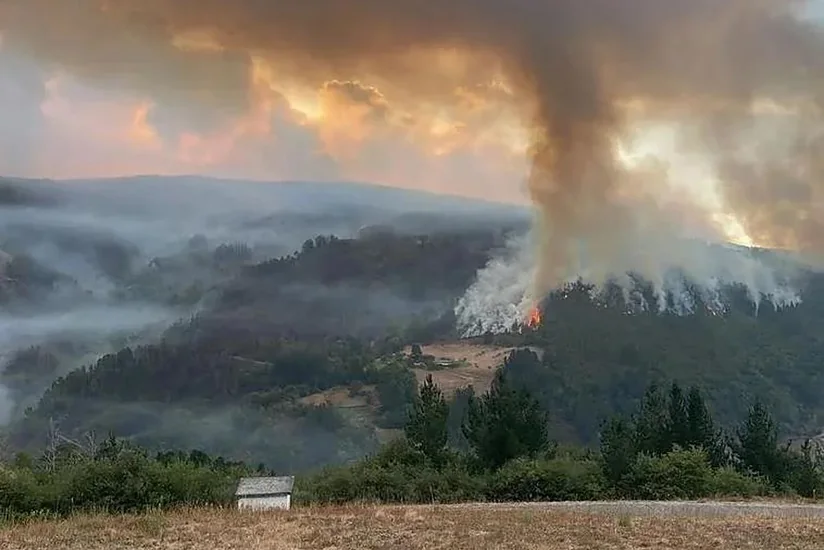 İspaniyanın Araqon muxtar icmasında meşə yanğını 12 min hektar sahəni əhatə edib