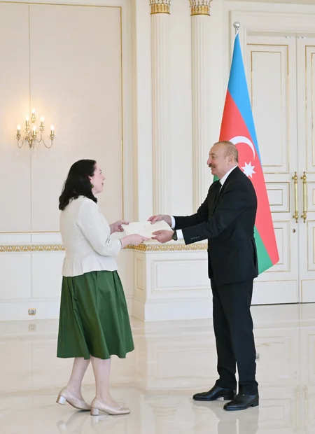 President Ilham Aliyev received credentials of Ireland's newly appointed ambassador