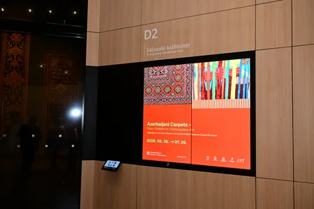 Leyla Aliyeva attends presentation of 'Azerbaijani Carpets - From Tradition to Contemporary Art' exhibition in Budapest