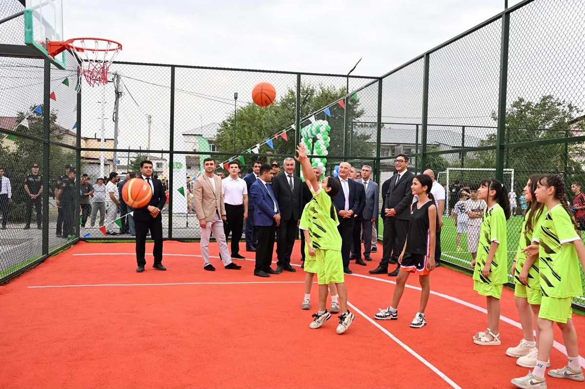 Zərdab, Ucar və Kürdəmirdə yeni Sağlam məhəllə idman zonaları istifadəyə verilib
