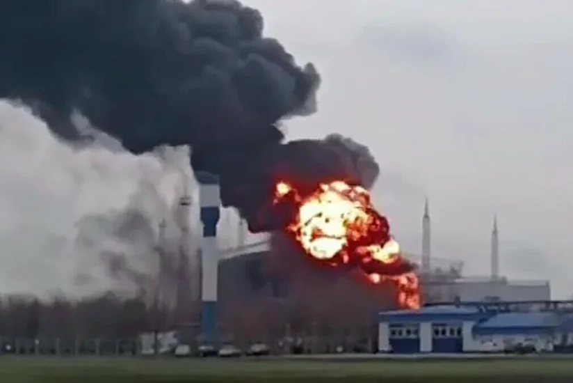Ukraine drone strikes hit oil depot near Moscow