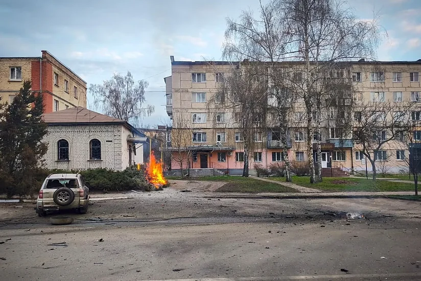 Russian strikes on Ukraine's Kharkiv and Sumy leave 2 dead, 25 injured