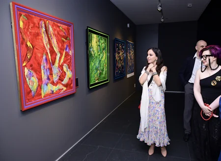 Leyla Aliyeva attends presentation of 'Azerbaijani Carpets - From Tradition to Contemporary Art' exhibition in Budapest