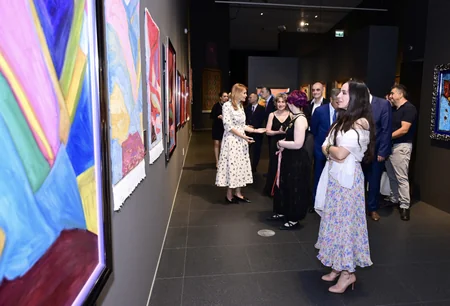 Leyla Aliyeva attends presentation of 'Azerbaijani Carpets - From Tradition to Contemporary Art' exhibition in Budapest