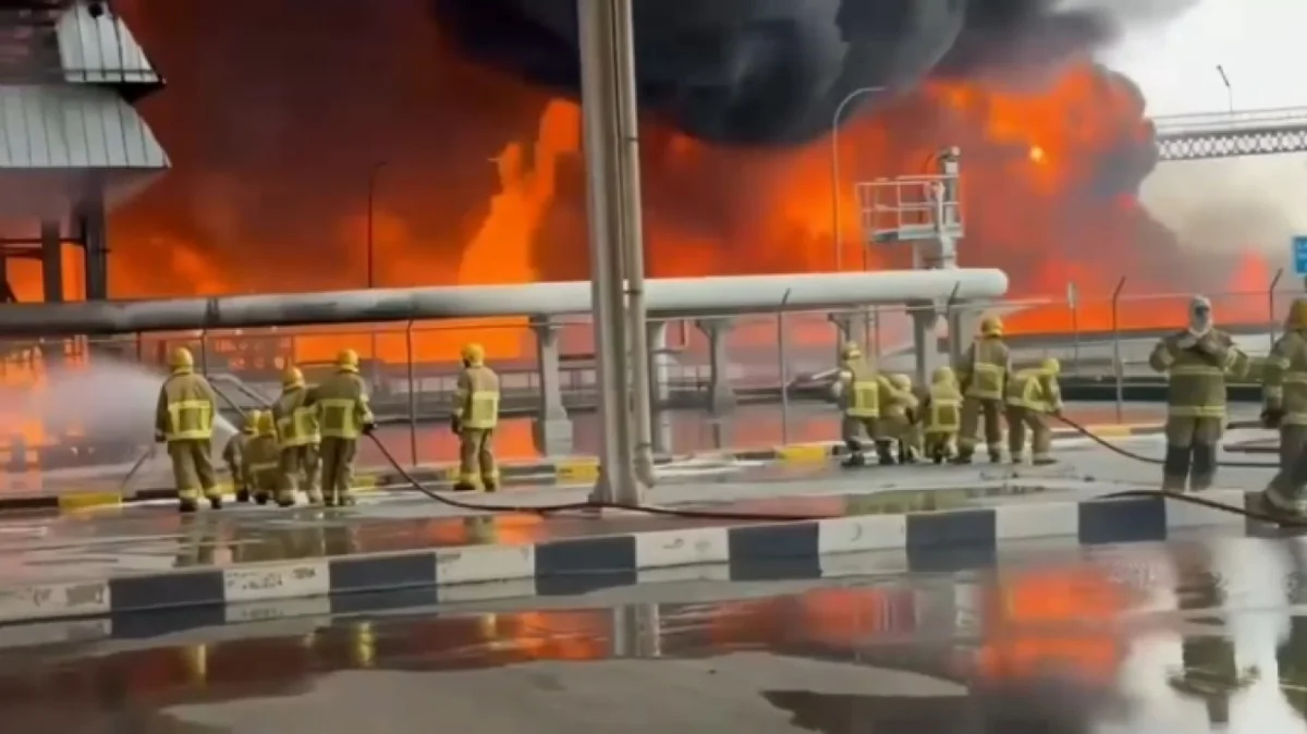 Fire breaks out at Kuwaiti desalination plant after Iranian attack
