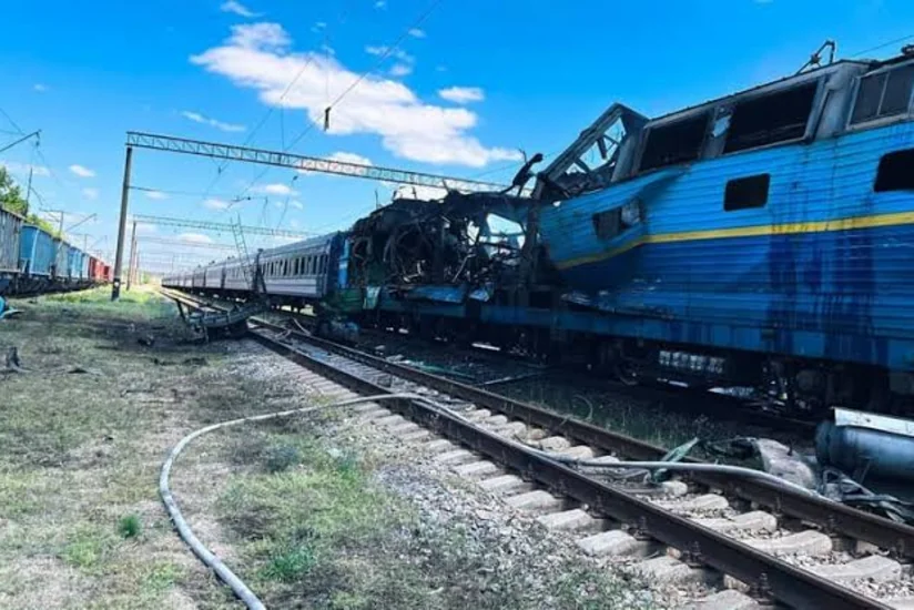 Russia strikes passenger train in Ukraine's Zaporizhzhia Oblast