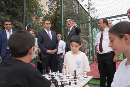 Zərdab, Ucar və Kürdəmirdə yeni Sağlam məhəllə idman zonaları istifadəyə verilib