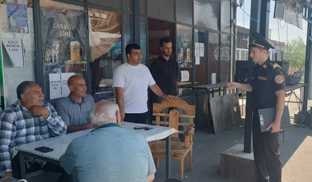 FHN azad olunmuş ərazilərdə yanğın təhlükəsizliyi ilə maarifləndirmə işi aparıb