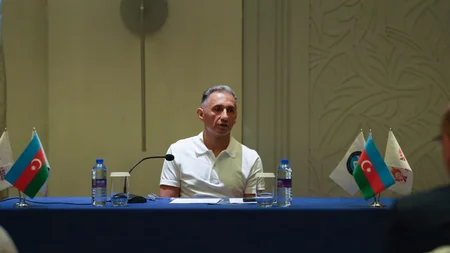 Rəşad Nəbiyev Qusarda təlim-məşq toplanışı keçən cüdoçularla görüşüb