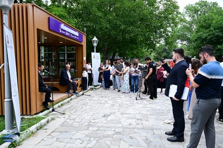 Şuşada Kitab dayanacağı istifadəyə verilib
