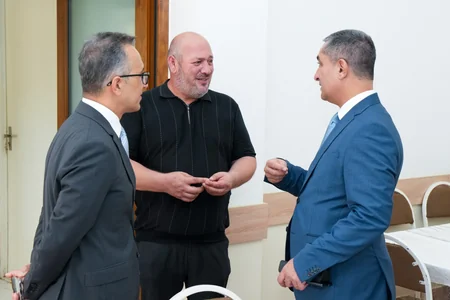 Ramin Məmmədov Mərdəkan və Buzovnadakı tarixi dini abidələrdə olub