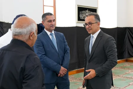 Ramin Məmmədov Mərdəkan və Buzovnadakı tarixi dini abidələrdə olub