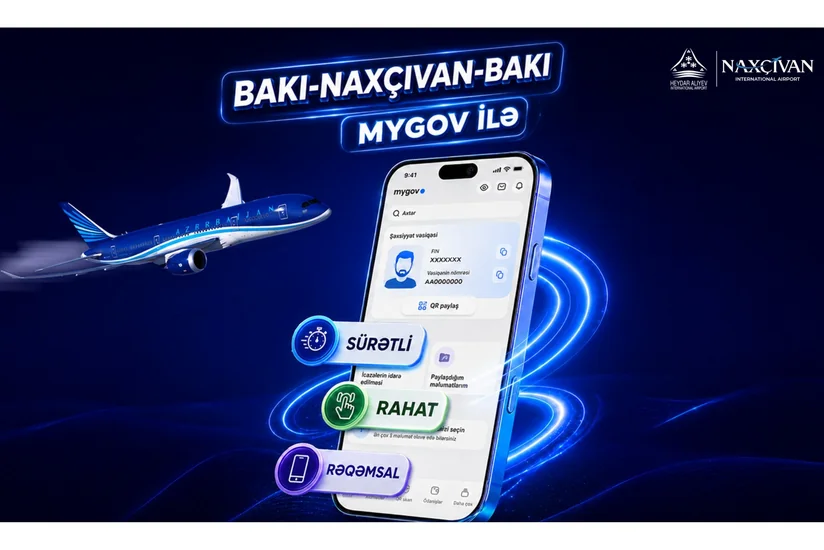 New digital check-in via mygov introduced on Baku-Nakhchivan flights