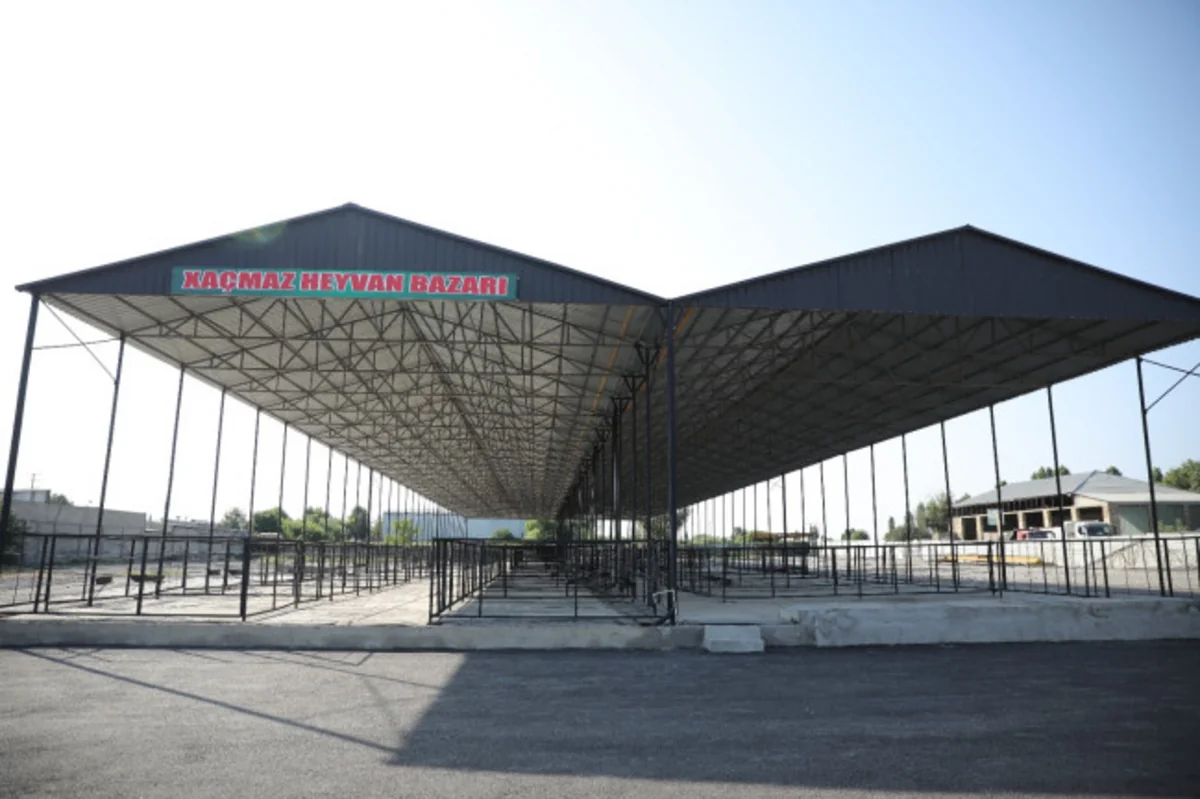 Xaçmazda heyvan bazarı fəaliyyətə başlayıb