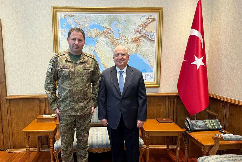 MN-nin Hərbi Polis İdarəsinin nümayəndə heyəti Ankarada Yaşar Gülərlə görüşüb