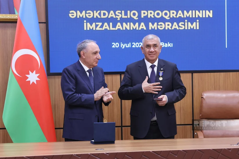 Nigmatilla Yuldashev awarded Azerbaijan prosecution's centennial medal