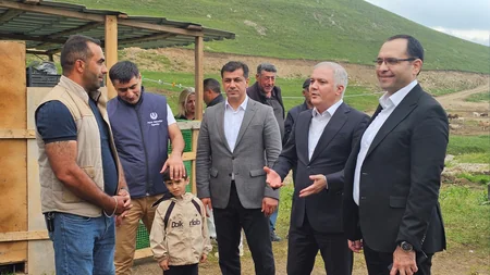 Kəlbəcərdə təsərrüfatlara və tikinti işlərinə baxış keçirilib