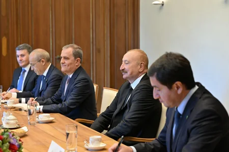 Azərbaycan və Almaniya prezidentlərinin geniş tərkibdə görüşü olub