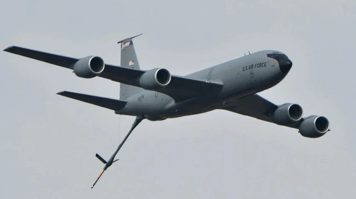 US refueling aircraft sends emergency code near Iran's airspace