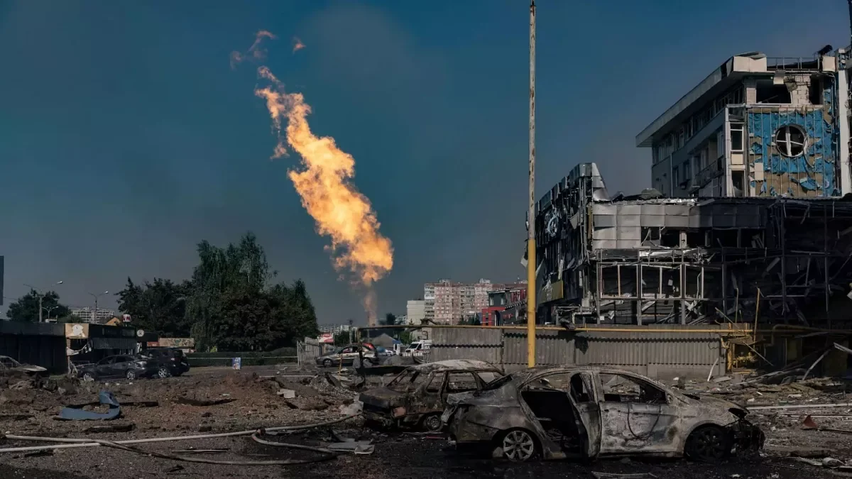 Russia strikes Naftogaz facilities in Kharkiv Oblast