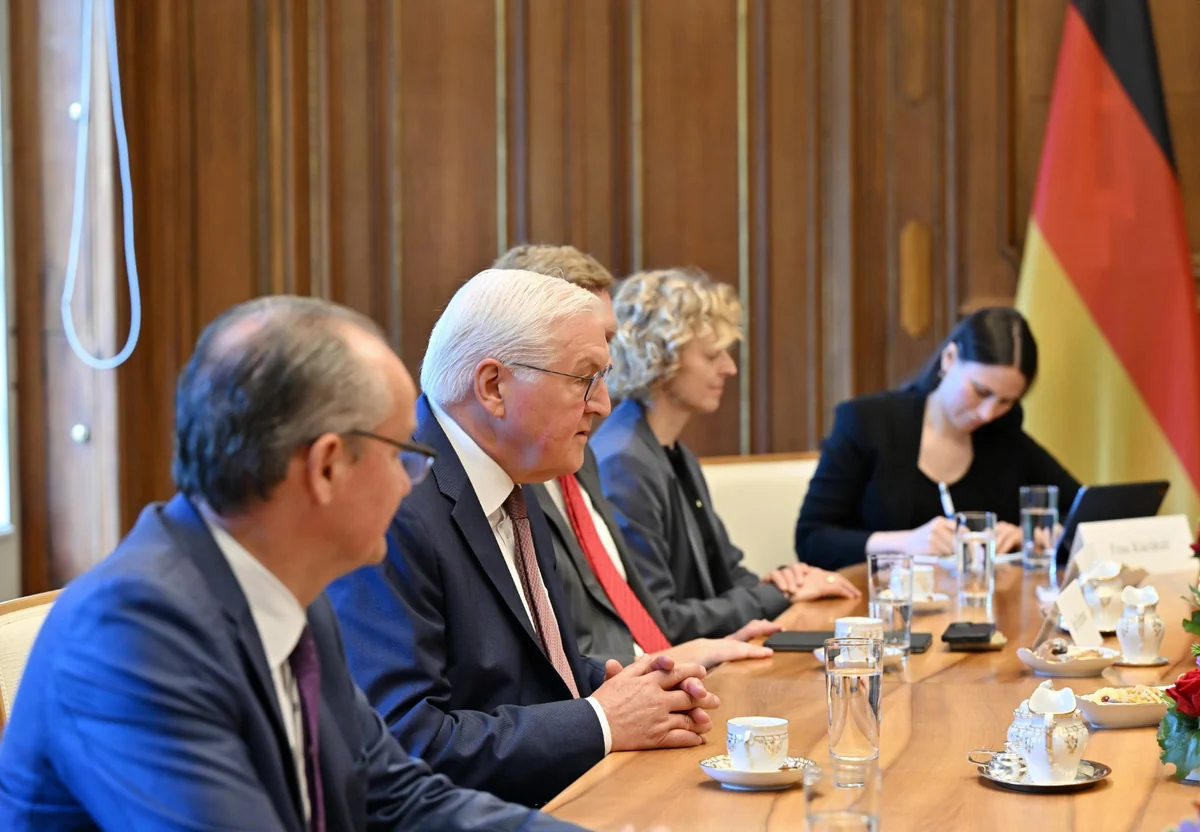 German president describes Azerbaijan as 'island of stability'