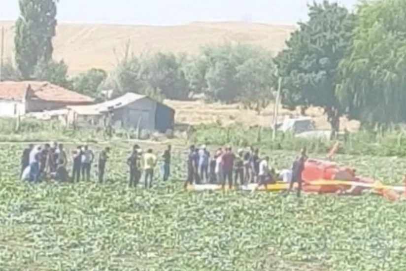 Training helicopter crashes in Ankara, pilot killed