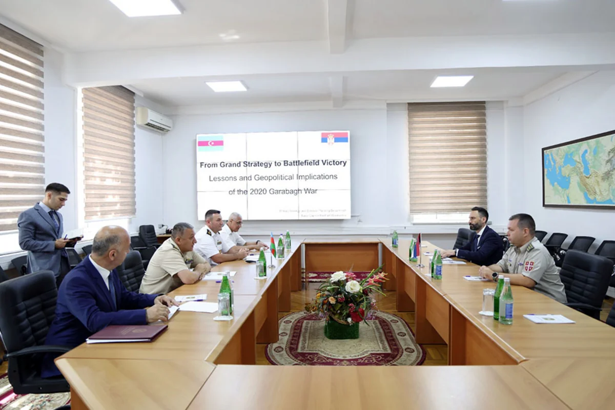 Serbian Defense Ministry delegation visits Azerbaijan