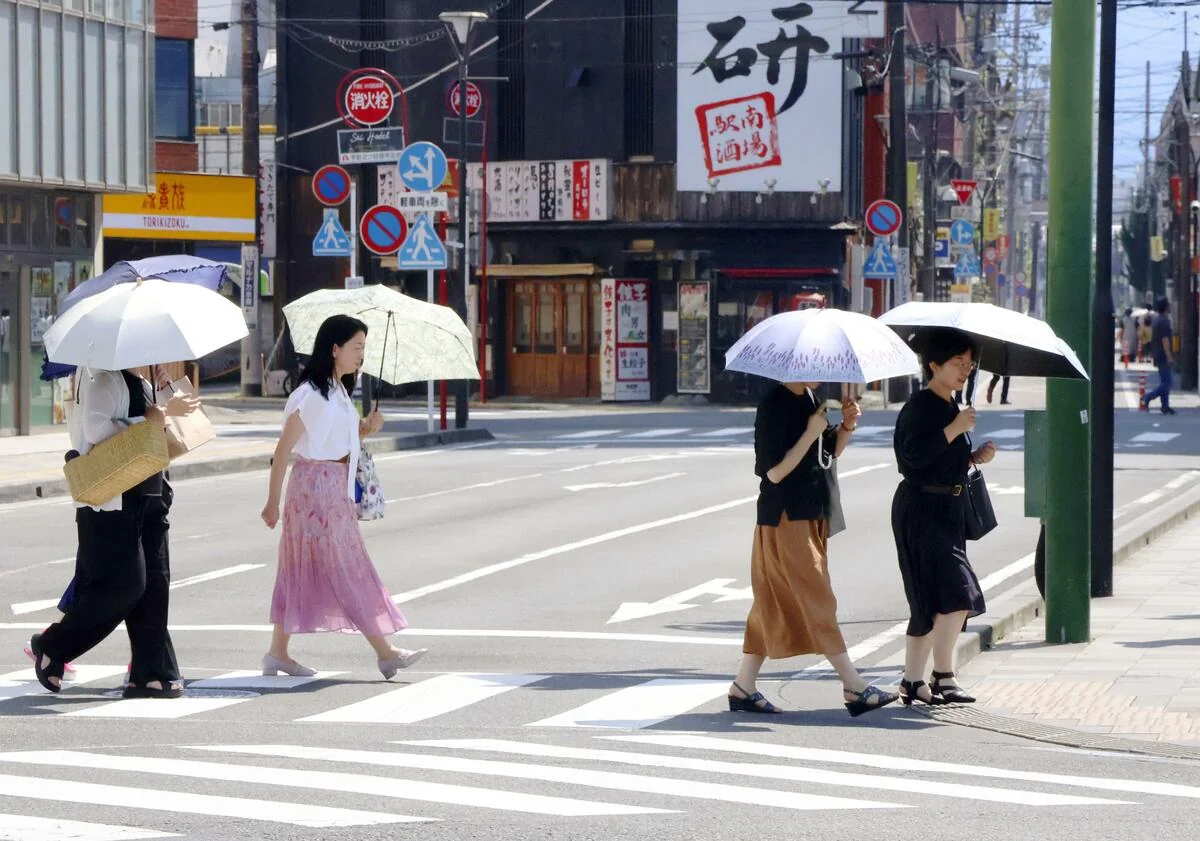 Over 10,000 people with heatstroke taken to hospital in Japan last week