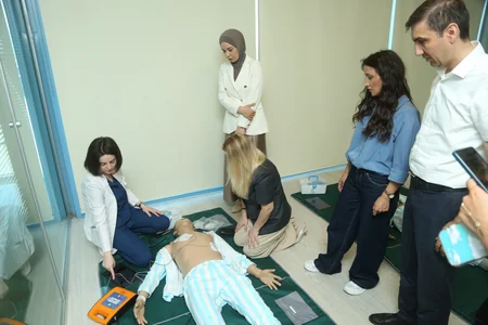 Media nümayəndələri üçün ilk yardım üzrə simulyasiya təlimləri keçirilib